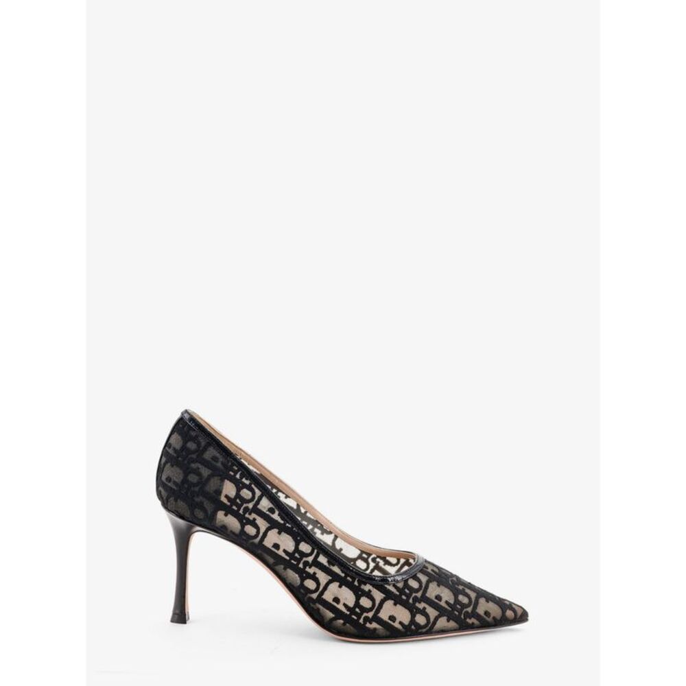 Dior Women Adiorable Pump With Black Dior Oblique Emboidery